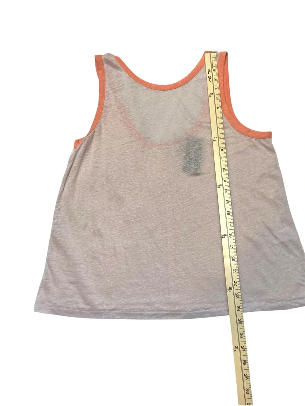 NWT Rag & Bone Linen Ringer Tank Top Large - Picture 7 of 9